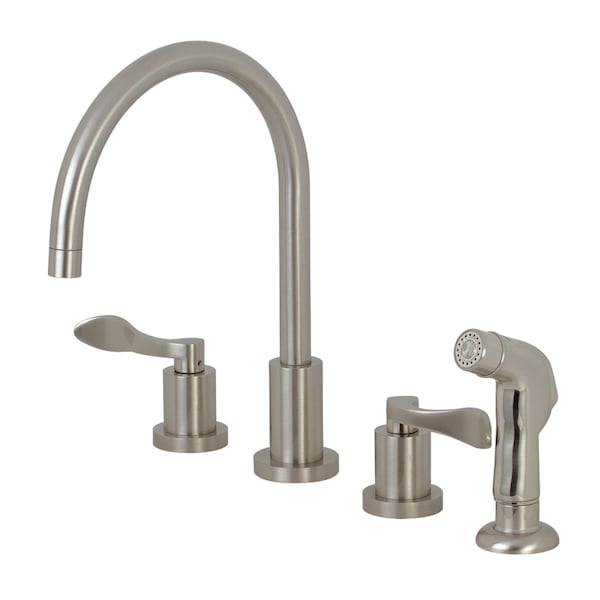 KS8728DFL 8" to 16" Widespread Kitchen Faucet, Brushed Nickel